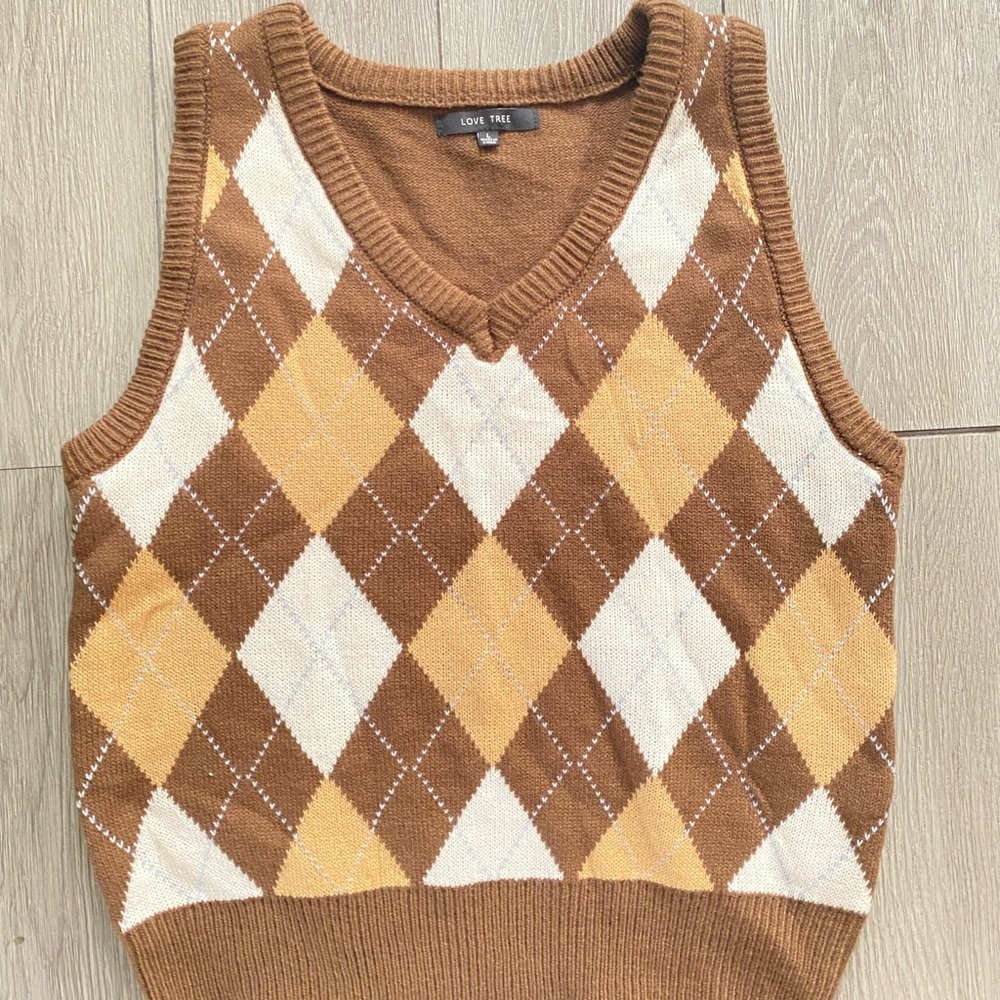 Cute patterned sweater vest